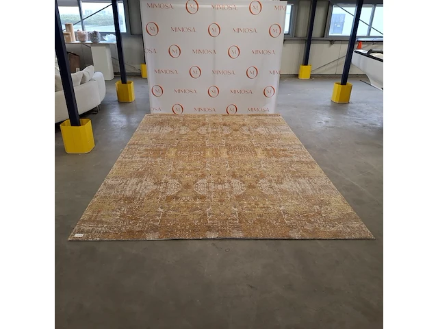 Vloerkleed ebru , illussion silk & wool 373x270cm - afbeelding 1 van  8