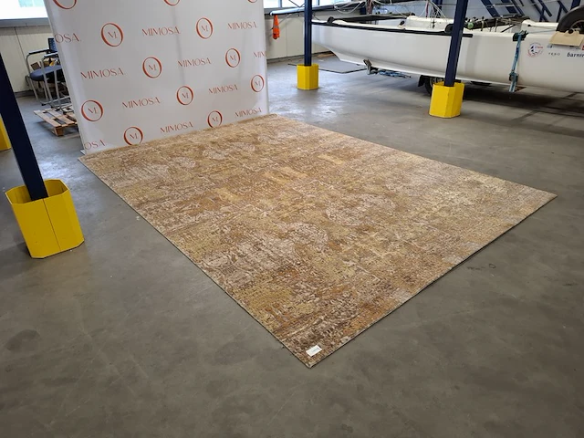 Vloerkleed ebru , illussion silk & wool 373x270cm - afbeelding 2 van  8