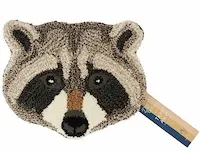 Vloerkleed en 3x wanddecoratie doing goods, rocky wasbeer - afbeelding 1 van  2
