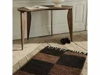Vloerkleed ferm living, mara knotted, black/chocolat - afbeelding 2 van  4