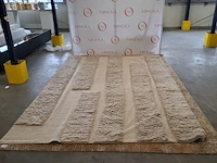 Vloerkleed, layered, design shaggy punja, brick rug, hand geweven - afbeelding 1 van  8