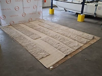 Vloerkleed, layered, design shaggy punja, brick rug, hand geweven - afbeelding 2 van  8