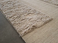 Vloerkleed, layered, design shaggy punja, brick rug, hand geweven - afbeelding 4 van  8