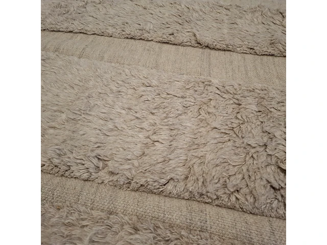 Vloerkleed, layered, design shaggy punja, brick rug, hand geweven - afbeelding 7 van  8