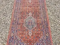 Vloerkleed, loper blauw/rood
