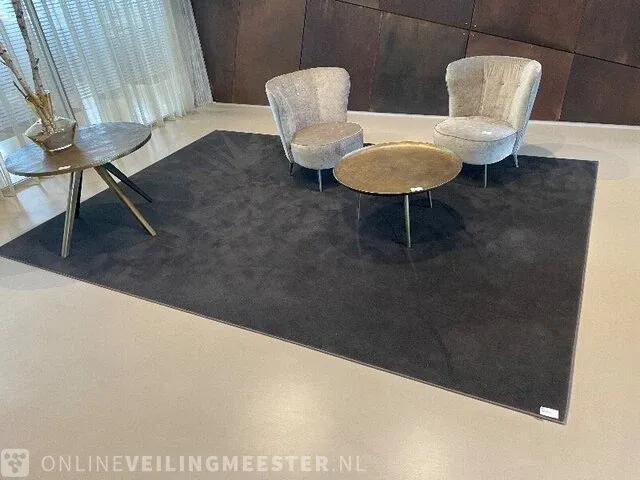 Vloerkleed van besouw, grijs - afbeelding 2 van  5