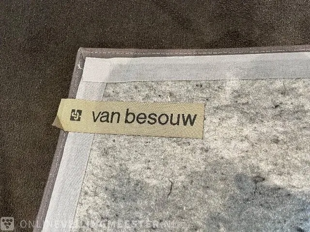 Vloerkleed van besouw, grijs - afbeelding 4 van  5