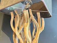 Vloerlamp met voet van lianen - afbeelding 4 van  5