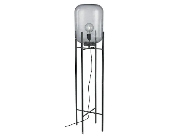Vloerlamp rookglas karwei, juno - afbeelding 1 van  2