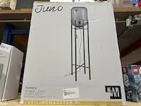 Vloerlamp rookglas karwei, juno - afbeelding 2 van  2