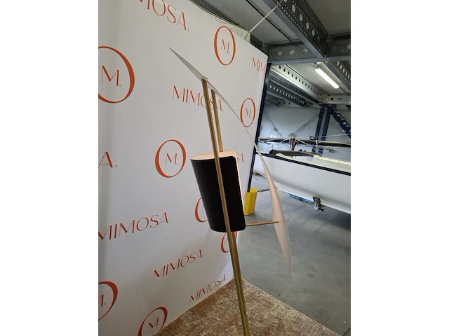 Vloerlamp sammode, design pierre guariche, g30 bk/wh - afbeelding 9 van  13