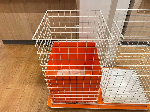 Vlonder met twee stortmanden (2x) - afbeelding 4 van  5