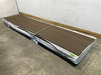 Vlonderplank co-ex composiet 420x14,5x2,3 cm bruin (10x) - afbeelding 1 van  8