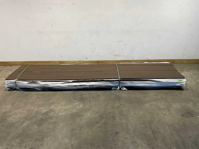 Vlonderplank co-ex composiet 420x14,5x2,3 cm bruin (10x) - afbeelding 2 van  8