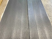 Vlonderplank co-ex composiet 420x14,5x2,3 cm zwart (10x) - afbeelding 3 van  7