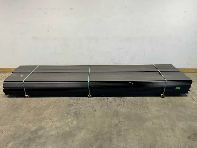 Vlonderplank composiet massief 420x25x2,2 cm antraciet (10x) - afbeelding 2 van  8