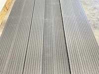 Vlonderplank composiet massief 420x25x2,2 cm antraciet (10x) - afbeelding 3 van  8