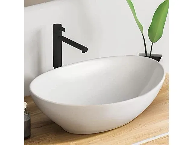 Vmbathrooms premium wastafel ovaal met lotuseffect - afbeelding 1 van  4