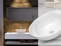 Vmbathrooms premium wastafel ovaal met lotuseffect - afbeelding 3 van  4