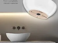 Vmbathrooms premium wastafel ovaal met lotuseffect - afbeelding 4 van  4