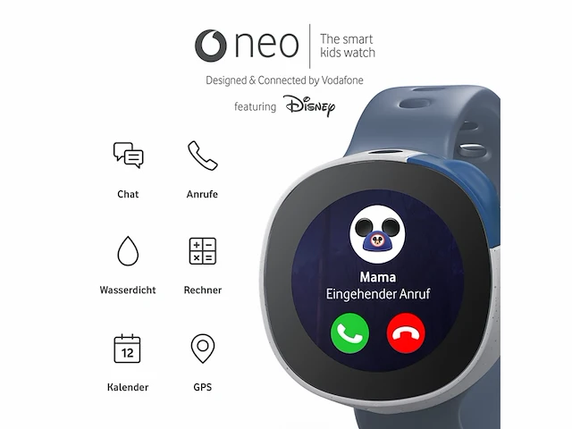 Vodafone cy041 neo smart kinderhorloge met functie disney met oproepen chat telefoon camera activiteitstracking - afbeelding 3 van  4