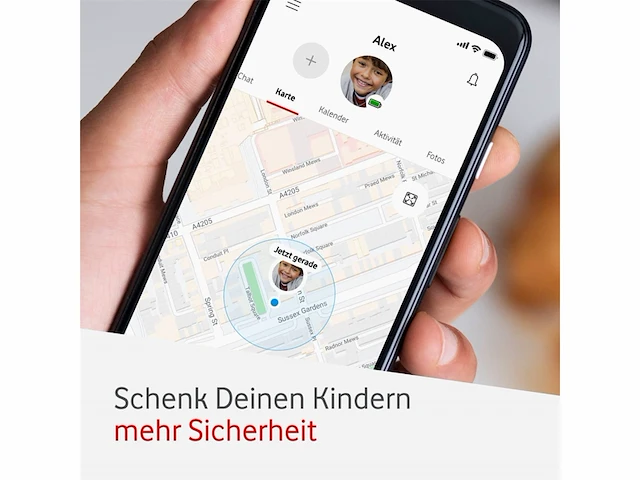 Vodafone neo de kinder smartwatch met disney motieven gesprekken chats camera gps locatie en activity tracker aanpasbaar met disney karakters mint - afbeelding 4 van  4