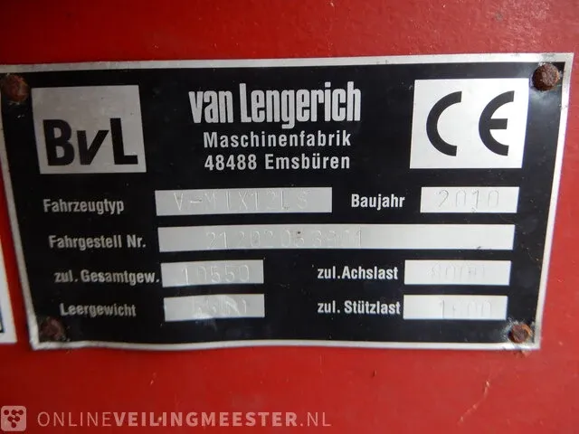 Voermeng wagen bv lengerich, vmix12ls plus, bouwjaar 2010 - afbeelding 20 van  27