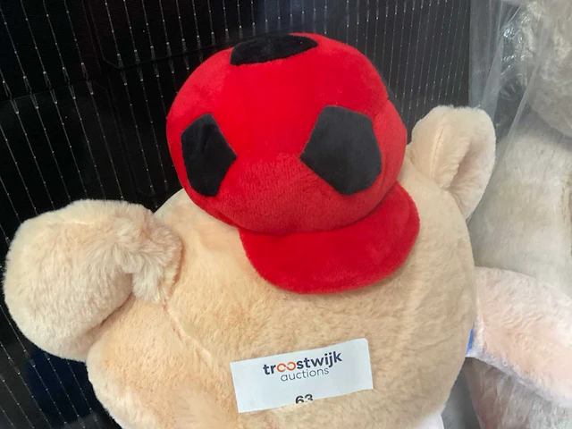 Voetbal beren knuffel - afbeelding 4 van  6