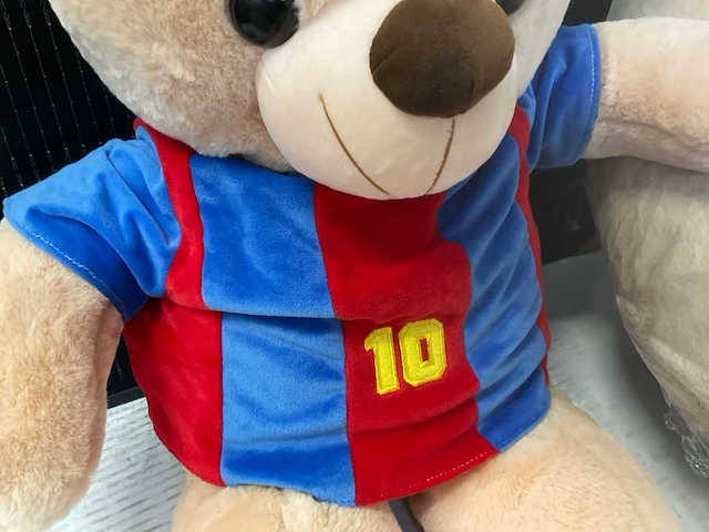Voetbal beren knuffel - afbeelding 5 van  6