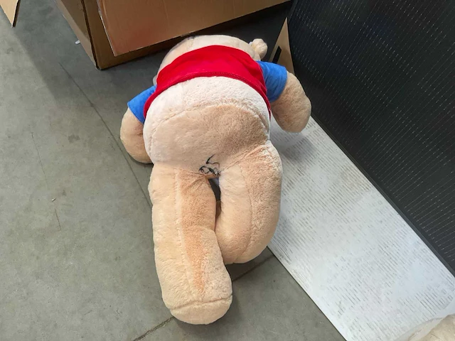 Voetbal beren knuffel - afbeelding 6 van  6