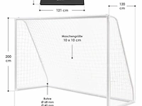 Voetbaldoel / goal 300 x 200 cm incl. net & tas - afbeelding 7 van  14