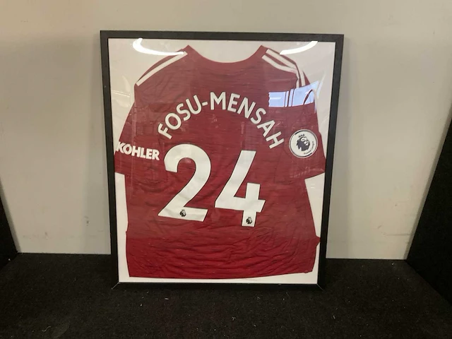 Voetbalshirt manchester united (fosu mensah) sport en film verzamelitems - afbeelding 1 van  7