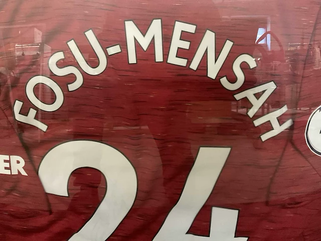 Voetbalshirt manchester united (fosu mensah) sport en film verzamelitems - afbeelding 4 van  7