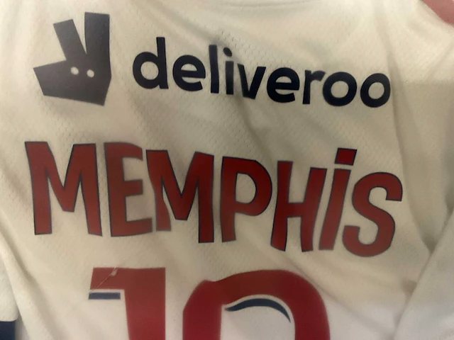 Voetbalshirt olympique lyonnias (memphis) sport en film verzamelitems - afbeelding 2 van  6