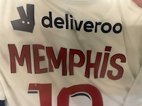 Voetbalshirt olympique lyonnias (memphis) sport en film verzamelitems - afbeelding 2 van  6