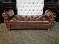 Voetenbank chesterfield, chester, bruin - afbeelding 2 van  4