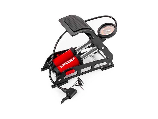 Voetpomp met manometer - dubbele zuiger - 0-11 bar - afbeelding 1 van  2