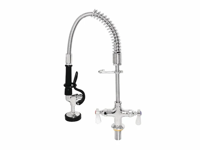 Vogue single pedestal mini prerinsers zwart - afbeelding 1 van  1