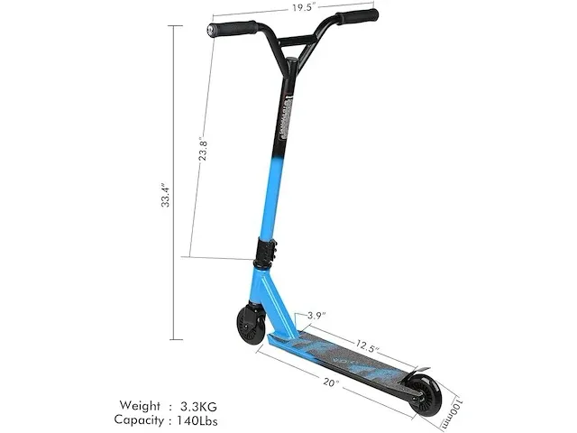 Vokul trii s2 pro stunt scooter - afbeelding 3 van  5