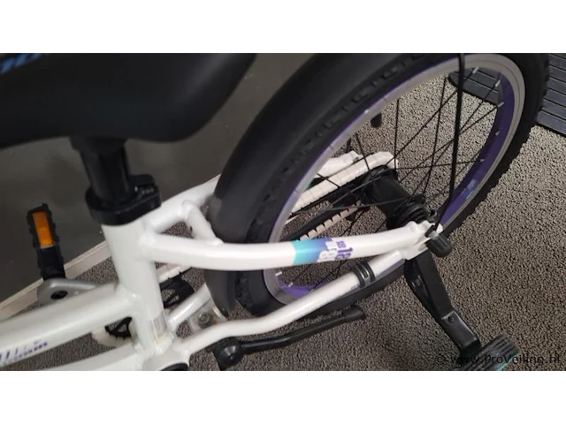 Volare aluminium kinderfiets | model glamour |18 inch | kleur wit - afbeelding 5 van  5