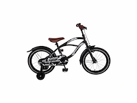 Volare black cruiser kinderfiets jongens 18 inch zwart 95% afgemonteerd - afbeelding 1 van  1