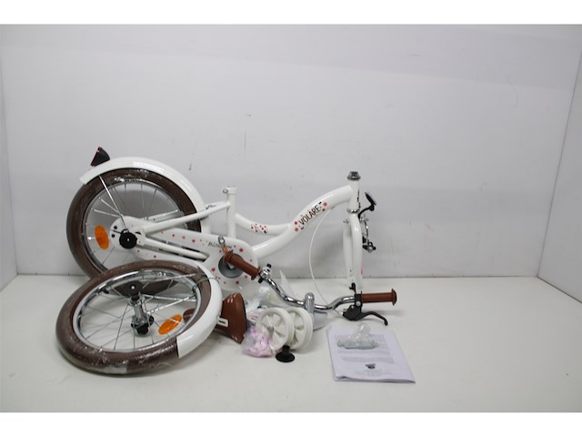 Volare blossom kinderfiets meisjes 16 inch wit - afbeelding 5 van  6