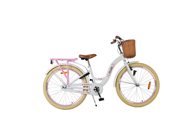 Volare blossom kinderfiets meisjes 24 inch wit - afbeelding 1 van  1