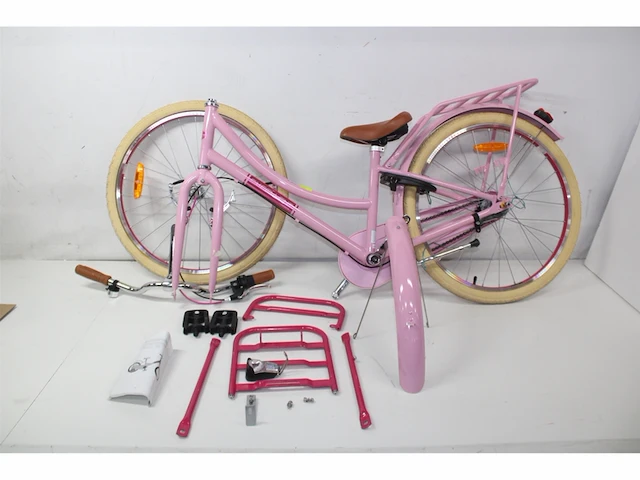 Volare excellent kinderfiets meisjes 24 inch roze 3 versnellingen - afbeelding 5 van  6