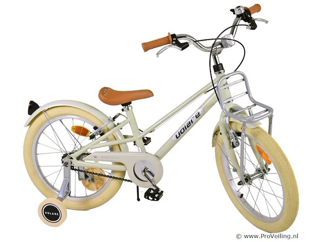 Volare kinderfiets| model melody | 18 inch | kleur satijn zand - afbeelding 2 van  7