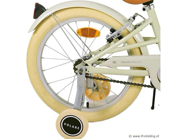 Volare kinderfiets| model melody | 18 inch | kleur satijn zand - afbeelding 3 van  7