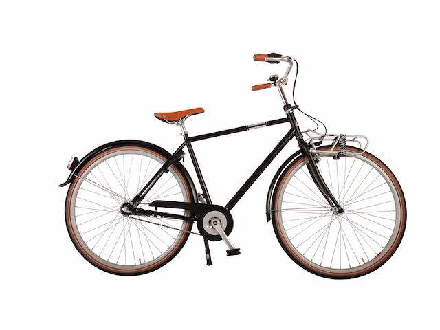 Volare lifestyle jongensfiets 51 cm lage zadelstand 3 versnellingen zwart - afbeelding 1 van  4