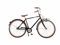 Volare lifestyle jongensfiets 51 cm lage zadelstand 3 versnellingen zwart - afbeelding 1 van  4