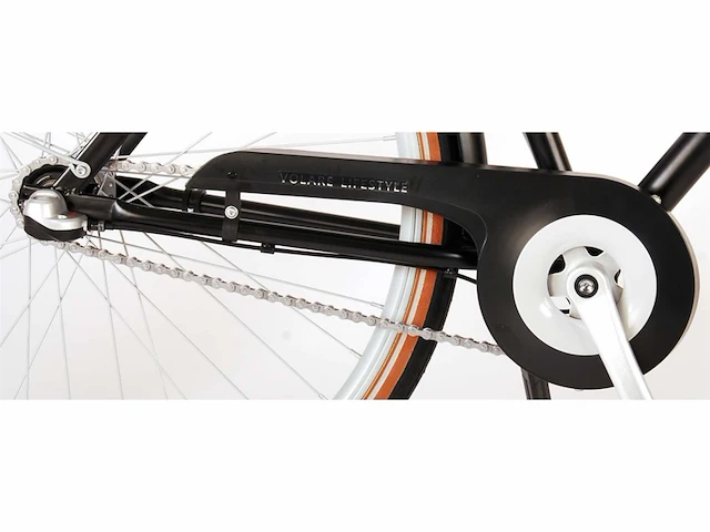 Volare lifestyle jongensfiets 51 cm lage zadelstand 3 versnellingen zwart - afbeelding 3 van  3
