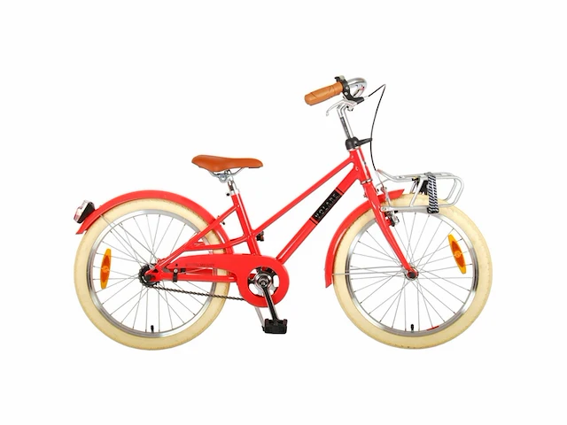 Volare melody kinderfiets meisjes 20 inch koraal rood prime collection - afbeelding 1 van  4